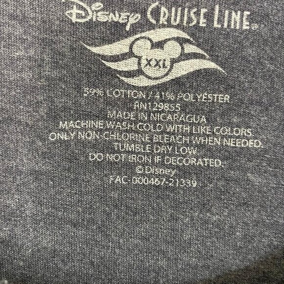 Disney Cruise Line "Disney Wish" Maiden Voyage 2022 T-Shirt - Picture 3 of 4